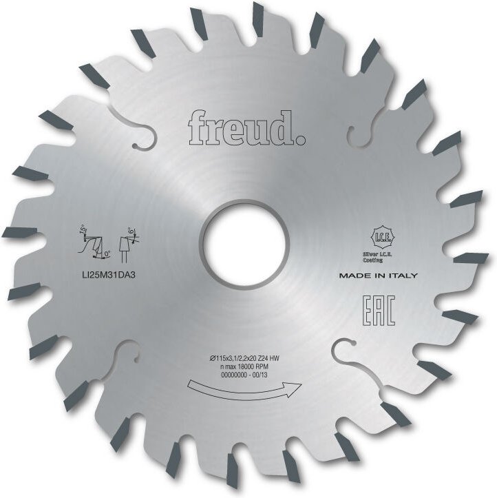 Vorritzsägeblatt konisch Industrie Freud 300 4,3-5,5 /3 AL65 Z48 konisch - F03FS07616 -LI25M43RX3