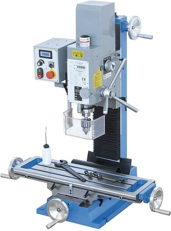 Tischbohrmaschine mit Zahnradfraser Fervi t059/28v