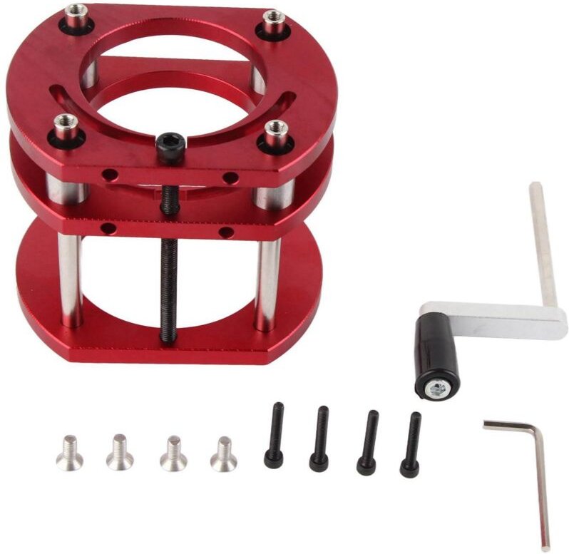 Thumbnail - Jeffergarden - Router -Lift -Basis -Aluminiumlegierung Edelstahl 4 Kieferklemme Tischhebesystem