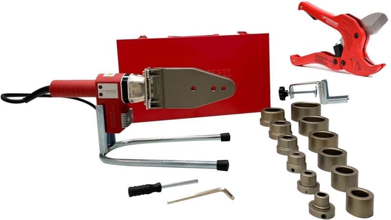 ROTHENBERGER Industrial Muffenschweißgerät 800 W inkl. Kunststoff-Rohrschere Ø 42 mm im Koffer - 36052
