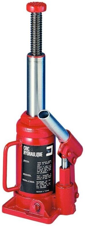 EURO VANADIUM - Hydraulischer Flaschenheber Rot 20 Tonnen