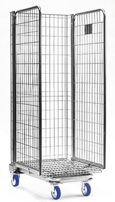 Metall-Rolle nestbar - 3 Seiten - Max. Belastung 500kg - 1000566