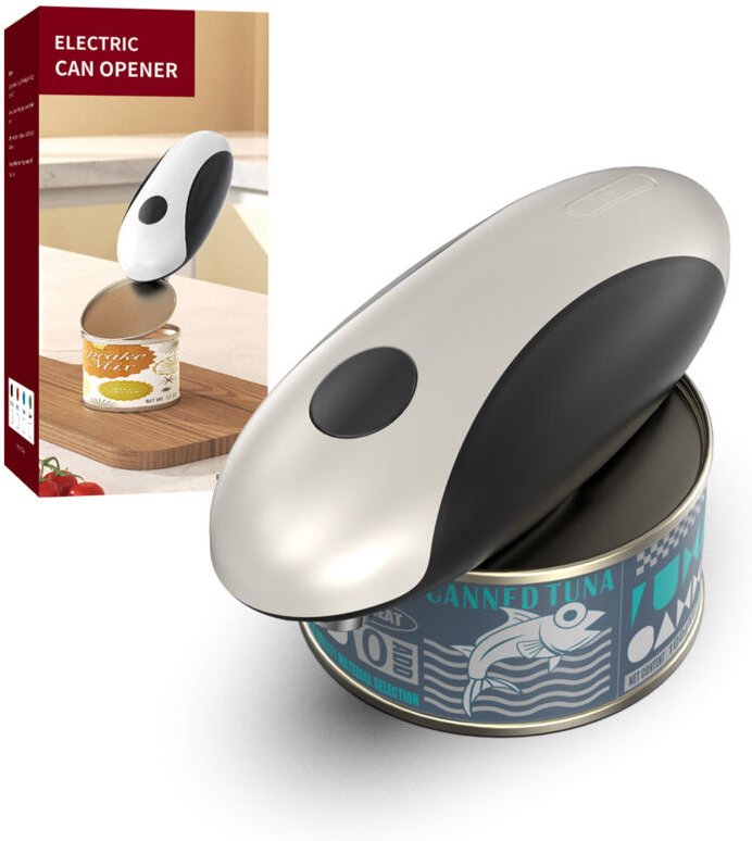 Wiederaufladbarer elektrischer Dosenöffner für die Küche, ergonomisches Design, automatisches Öffnen, ideal für Einmachf...