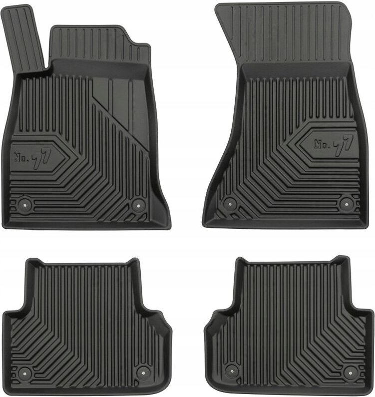 Thumbnail - Audi A4 B9 2015–2023 Gummimatten Tabletts 77