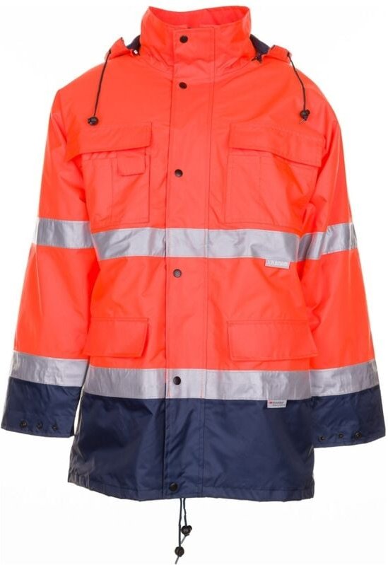 Warnschutz Parka 2056 Atmungsaktiv Orange/Marine Gr. 6XL - Planam