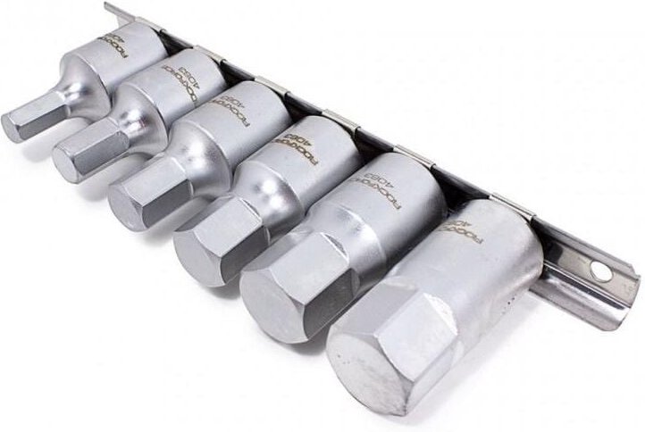 Sechskant-Steckschlüssel für Stecker, 6-tlg.