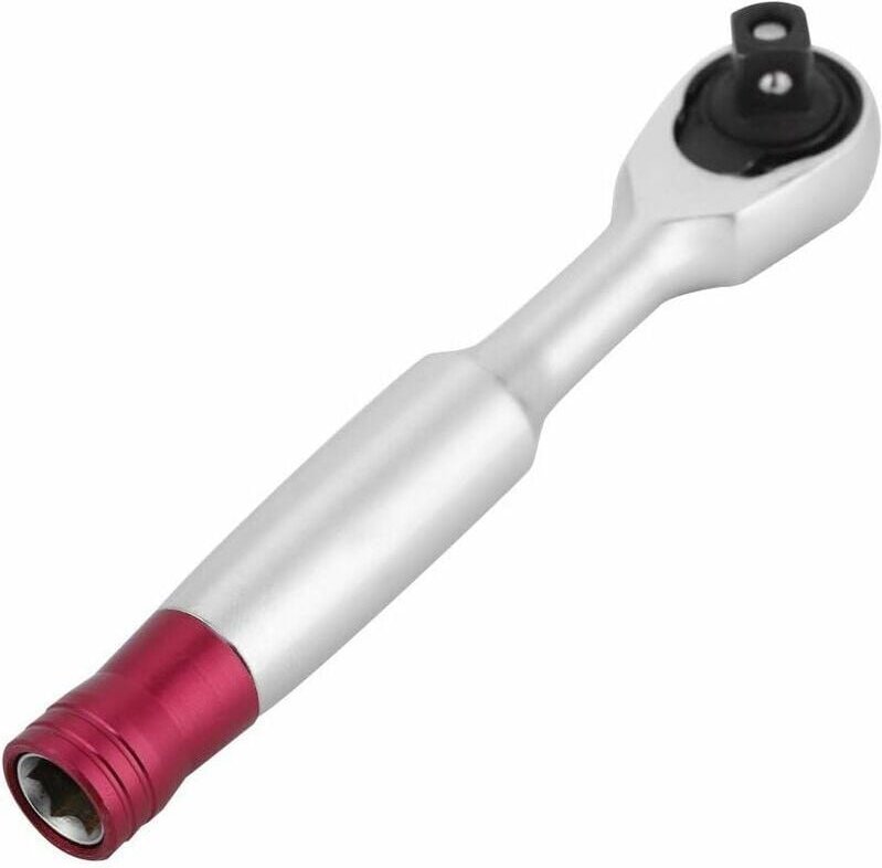 Shining House - 1/4 Zoll Steckschlüssel-Ratschenschlüssel-Reparatursatz Mini-Ratschendrehmoment 85 mm/100 mm (100 mm) Au...