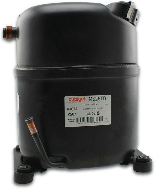 Reporshop - Kompressor Cubigel Huayi MS26TB-V R404A 220V 2CV Hochtemperatur Eintemperatur 25,95 cm3