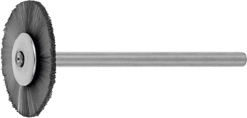 Lessmann ® - Lessmann Miniatur-Rundbürste Naturborsten (schwarz), Bürsten-⌀xBürstenbreite: 22X2 mm