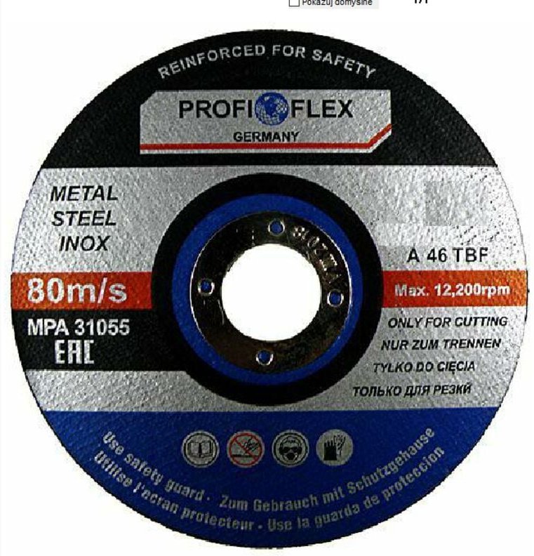 METALL-TRENNSCHEIBE 125 x 1,2 x 22,2 mm PROFI