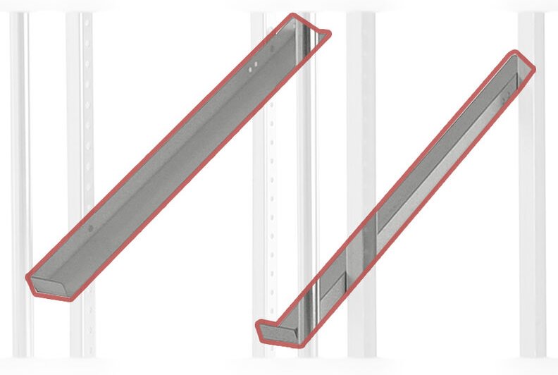 Kongamek Schienen, paarweise als Zubehör für Eurokistenwagen