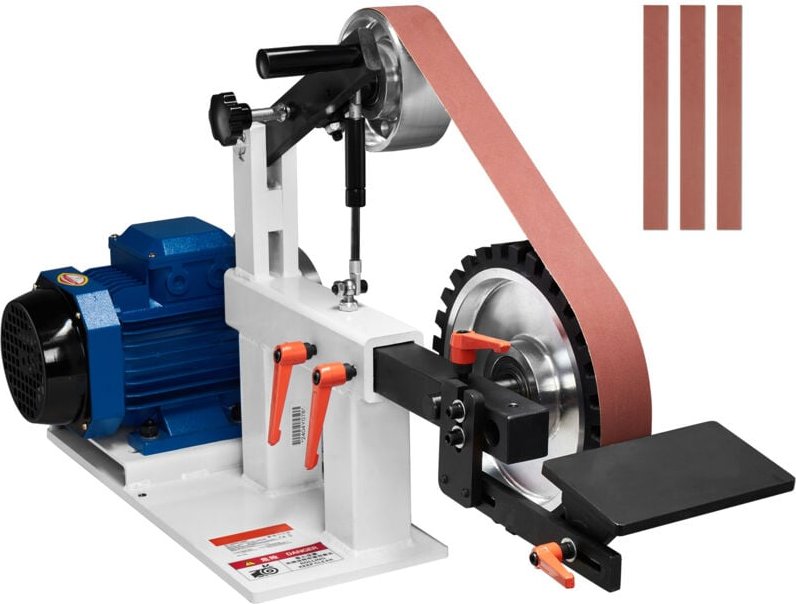 Mophorn - Bandschleifmaschine, 72 x 2 Zoll Bandpolierer mit variabler Geschwindigkeit und vfd, 1500 w 2 ps Polier- und S...