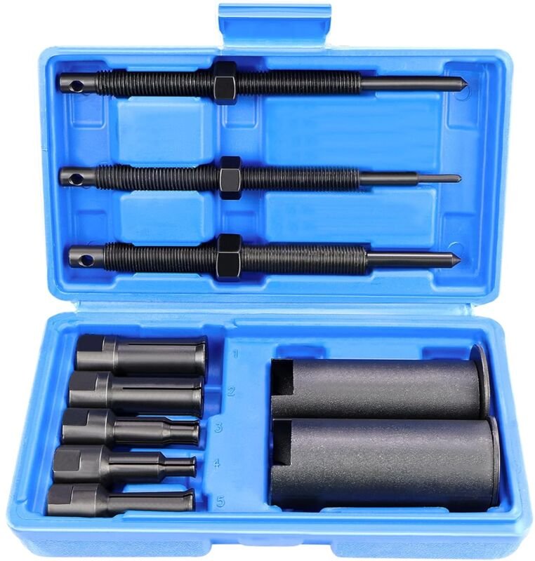 Aiperq - Motorrad-Innenlagerabzieher-Set, 9–23 mm Innenlagerabzieher, Motorrad-Radlagerabzieher mit offenen Clips in 5 G...