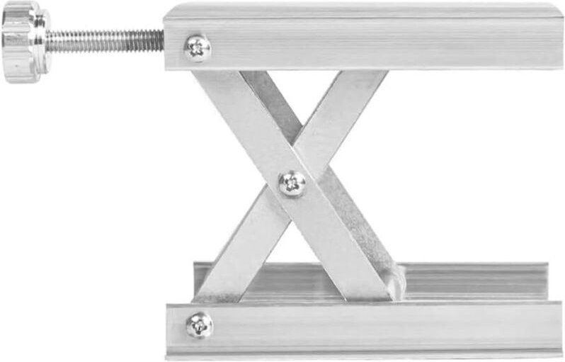 Thumbnail - 2 stück Scissor Jack Wissenschaftliche Labor Hebe Plattform Aluminium La-ser Ebene 3,5x3,3 Zoll