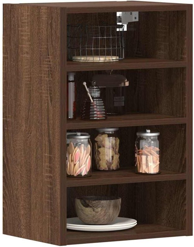 Thumbnail - Hängeschrank Riga Braun Eichen-Optik 40x29,5x60 cm Holzwerkstoff Vidaxl