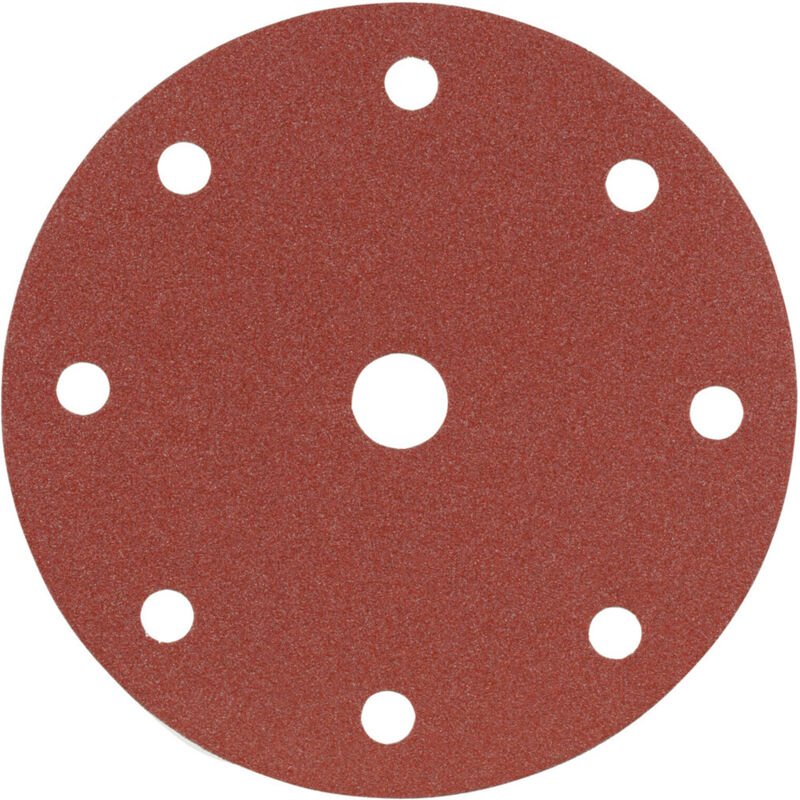 Thumbnail - Papier-Klett-Schleifscheibe (a) Lochung 8fach + 1,⌀ 150 mm, Körnung: 80 - Starcke