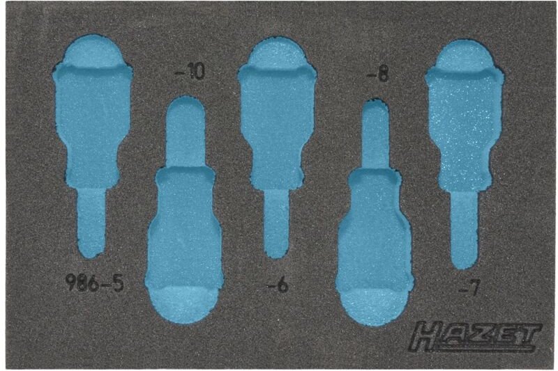 Hazet - 2-Komponenten Weichschaum-Einlage für Art.Nr. 165-S, 1/9 (172 x 114 mm) / für 165-S, Art.Nr. 163-215L