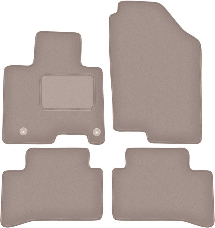 Beige Veloursmatten für: Kia Sportage V SUV (2021-)
