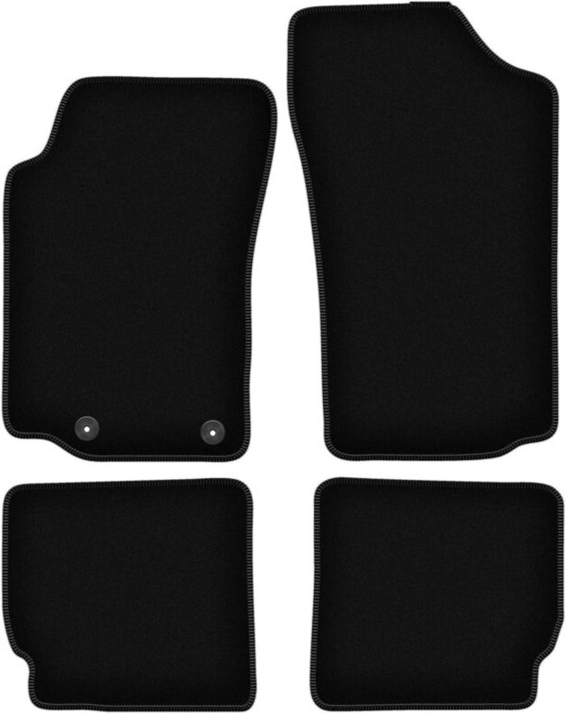 BASIC schwarze Veloursmatten für: Peugeot 306 Cabrio (1993-2001)