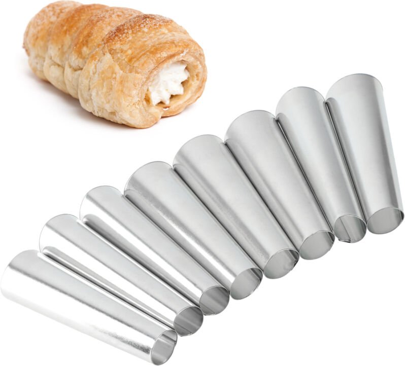 Backformen zur Sahne Röhrchen, 9 cm, 8 Stück - Kadax