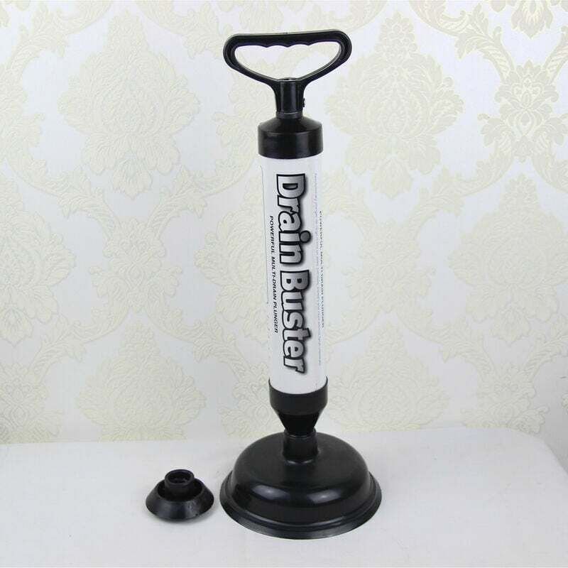 Leistungsstarker Toilettenkolben mit 2 Saugnäpfen, Hochdruck-ABS für Badezimmer, Toilette, Badewanne, Dusche, Waschbecke...