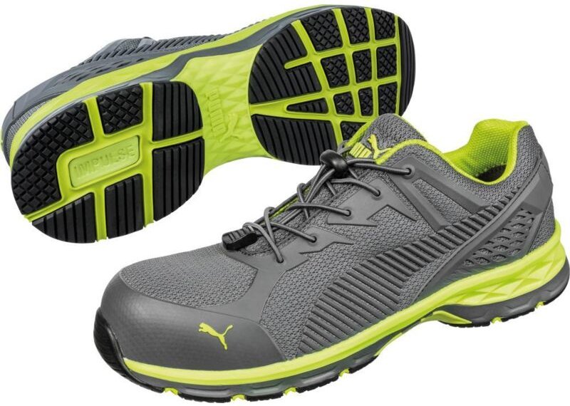 FP - puma Halbschuh 643880 S1P esd grau/limette Gr. 46