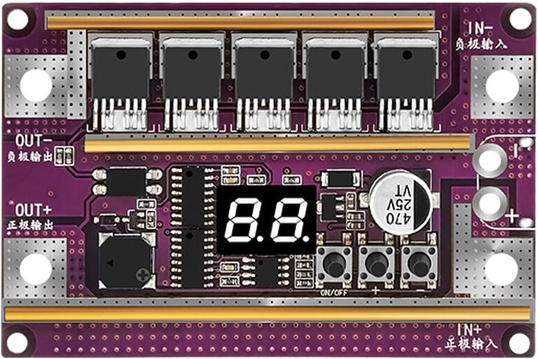 Spot Welder Control Board, Spot Welder Board Kit Digital Display 99 Gears Battery Welding Controller Module 12V, Punktsc...