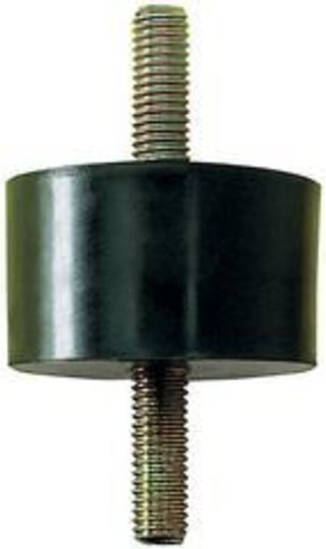 Thumbnail - Gummi-Metall-Puffer zylindrisch Typ A D15xH15mm M5x12 NR57