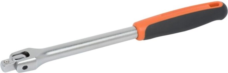 Bahco 1/2 Gelenkgriff mit Vierkantantrieb, Schwenkkopf und matter Oberfläche, 390 mm, Einzelhandelsverpackung