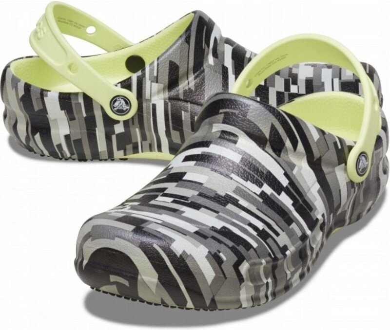 Thumbnail - Crocs Bistro Graphic Clog 204044 M6 I Eu 3839 I W8 Blacklime