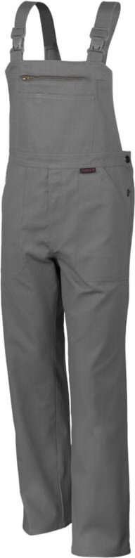 Qualitex Latzhose "classic", Größe: 98, Farbe: grau