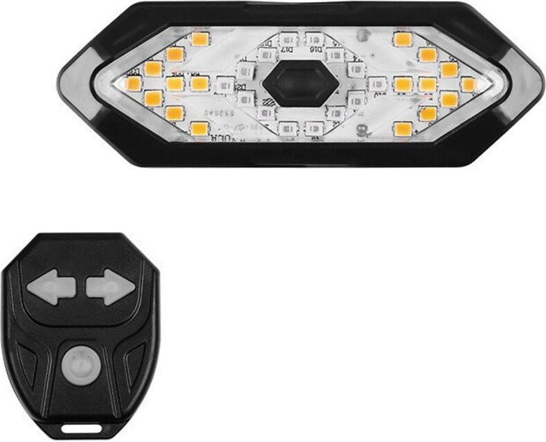 Thumbnail - Intelligentes Fahrradrücklicht, wiederaufladbare Bremsinduktion über USB, wasserdicht nach IPx6, automatisches Start-Sto...