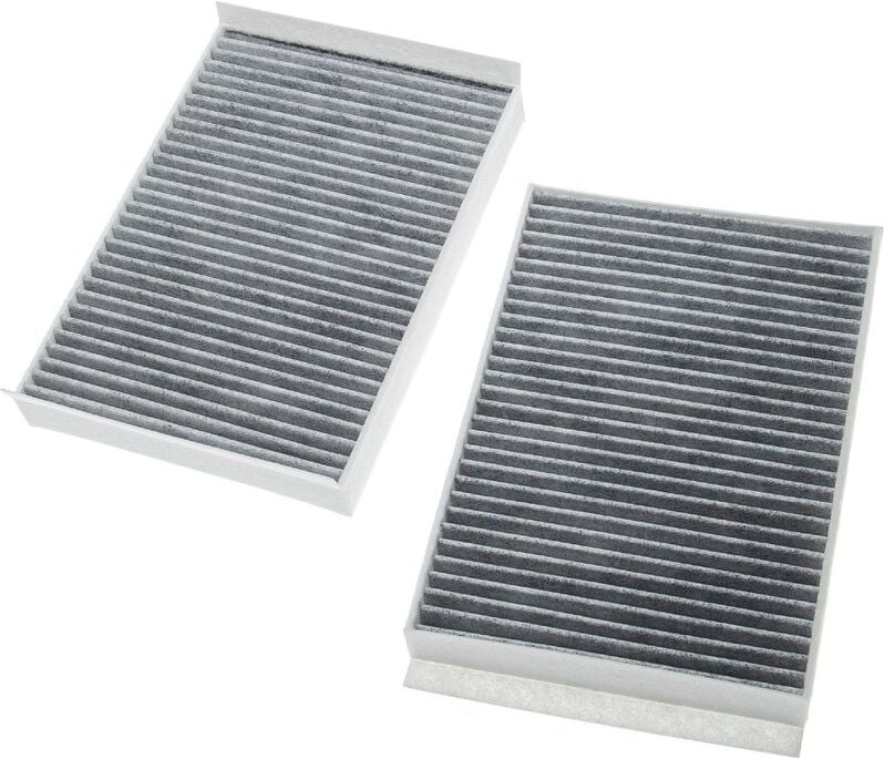 Vhbw - 2x Innenraumfilter kompatibel mit Ssangyong Musso fj 2.3 - pkw - Mit Aktivkohle