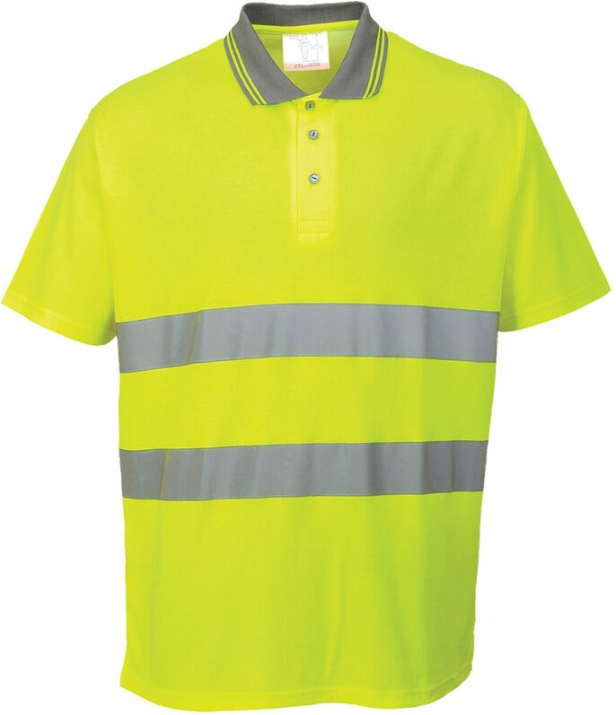 Polo Confort Baumwolle Gelb 4XL