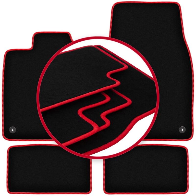 CARLUX-RED Autofußmatten für: Audi e-Tron GT Limousine (2020-)