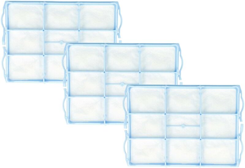 vhbw 3x Filter kompatibel mit Siemens VS08G2215/03, VS08G2226/03, VS08G2226/09, VS08G222CH/03, VS08G222CH/09, VS08G2230/...