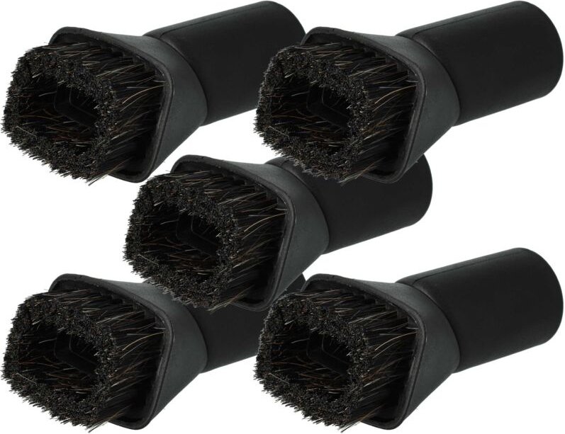 5x Staubbürste Möbelbürste kompatibel mit Kärcher t 14/1 Classic, t 8/1 Classic Staubsauger mit Rundanschluss 35 mm - 7c...