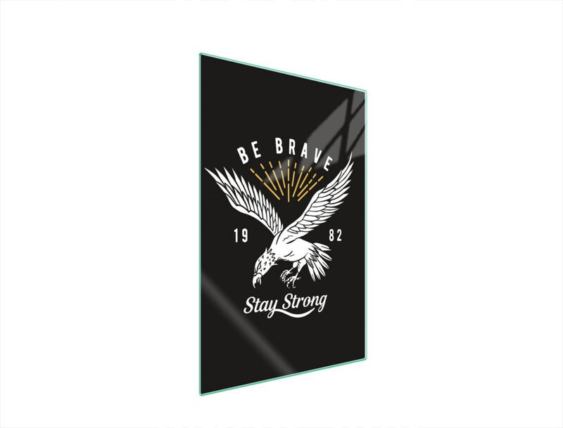 Glasschneidebrett 35x52 Vogel