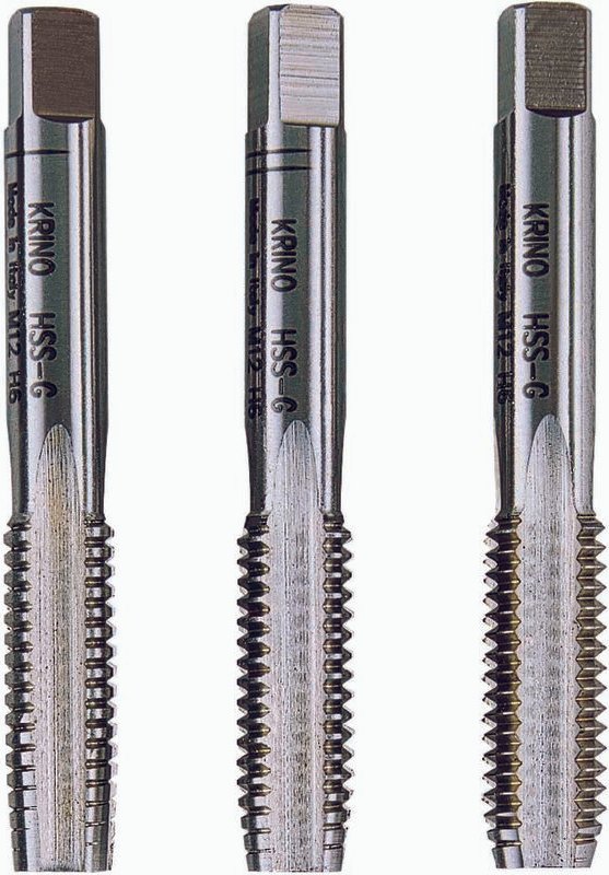 Mw Tools - Metrische Gewindebohrer, M6x1, 3 Stück Metallarbeiten 7484306100