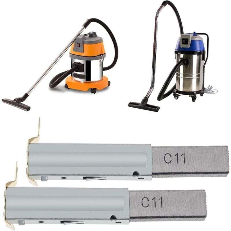 XVX - Paare (4 Stück) Ersatzkohlebürsten, kompatibel mit 3000-W-Industriestaubsaugern