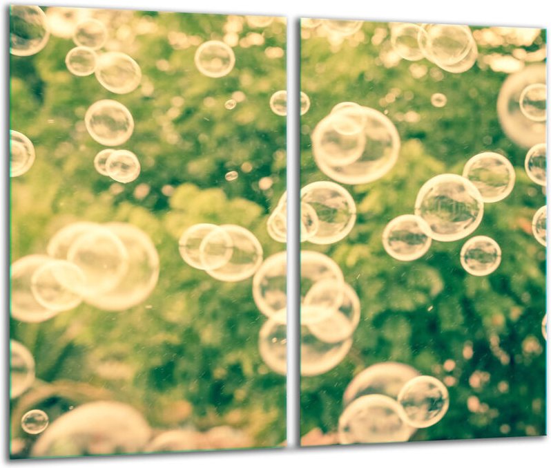 Glashakkungsbrett 2x 30x52 Blasen