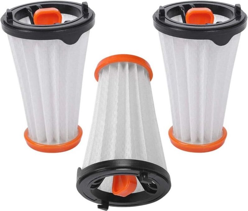 Set mit 3 Ersatzfiltern für AEG/Electrolux Rapido und Ergorapido Staubsauger. Ersetzt aeg aef 144 / Electrolux EF144 - S...