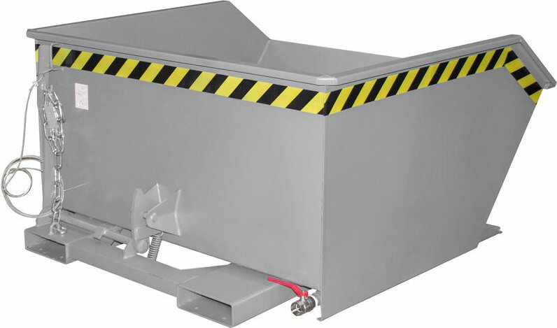 Bauer Spänebehälter SGU 75, lackiert, Mausgrau