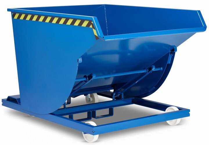 RR Industrietechnik Spänekipper Typ RSK-S-30 830x1350x810mm 300dm³ RAL 5010 Enzianblau