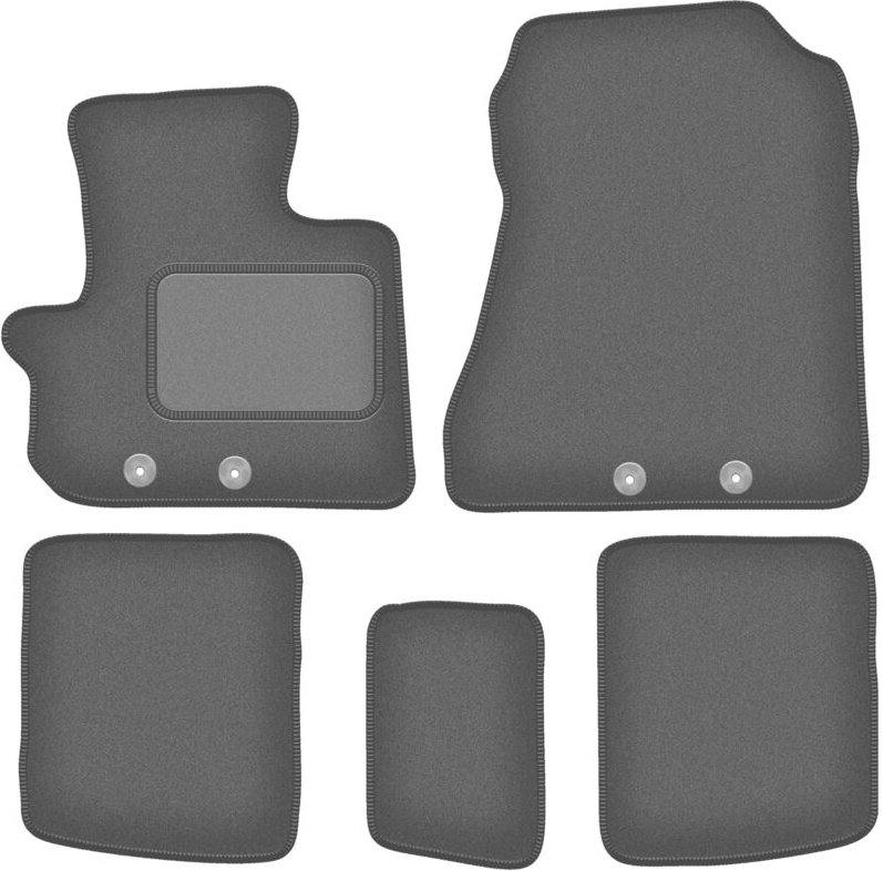 Graphit-Fußmatten für: Toyota IQ Fließheck (2009-)