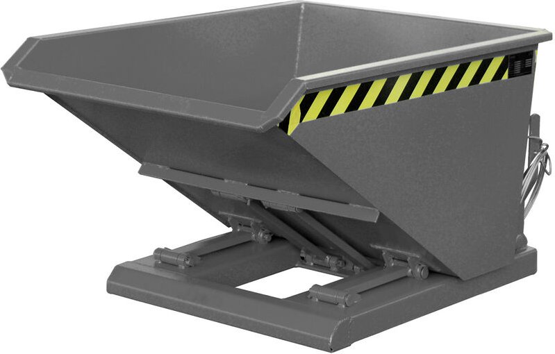 Bauer Kippbehälter NK 30, lackiert, Mausgrau