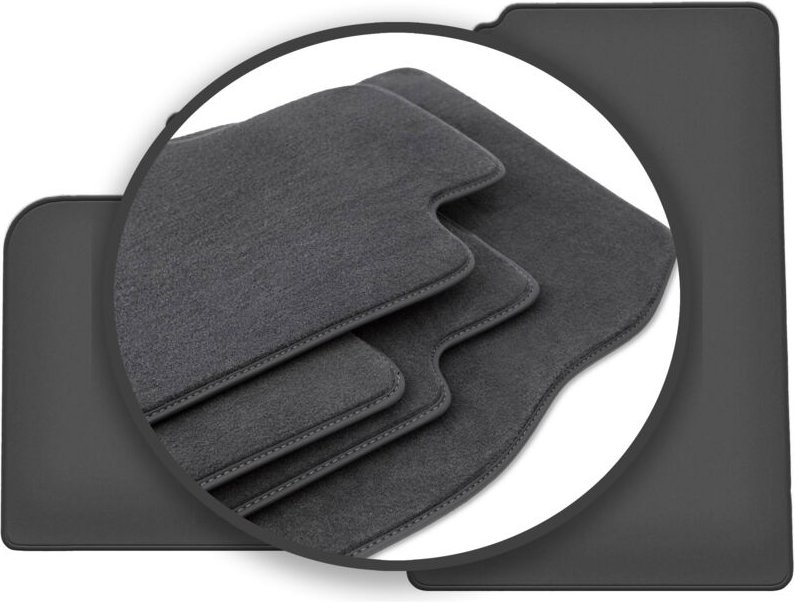 Premium-Fußmatten für: Smart Fortwo II Schrägheck (2007-2014)