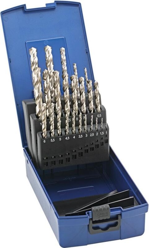 Thumbnail - Spiralbohrer-Set DIN338 hsse geschliffen Typ n 1-10,5mm fortis