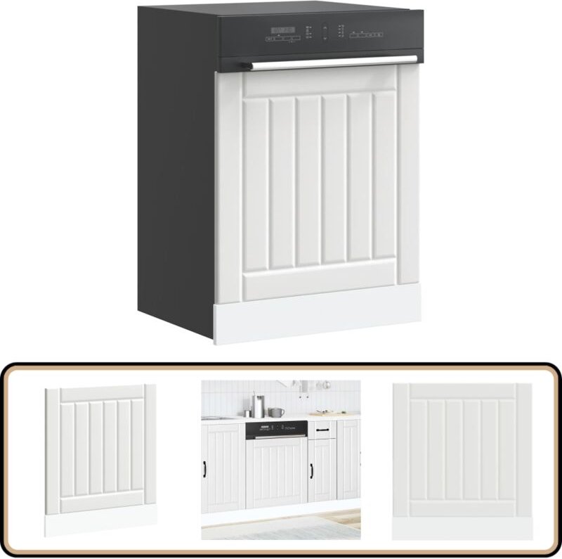 Geschirrspülerblende Lucca Weiß Holzwerkstoff - Vidaxl