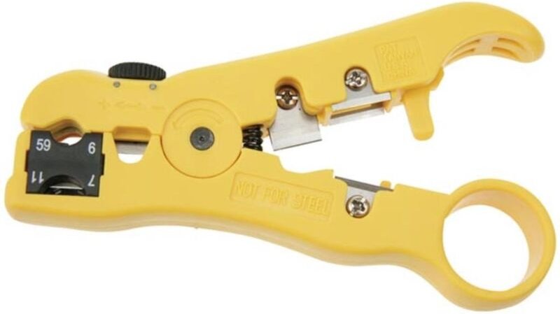 Universeller Abisolierer Für Koaxialkabel